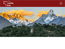 Tablet Screenshot of hoteleverestview.com